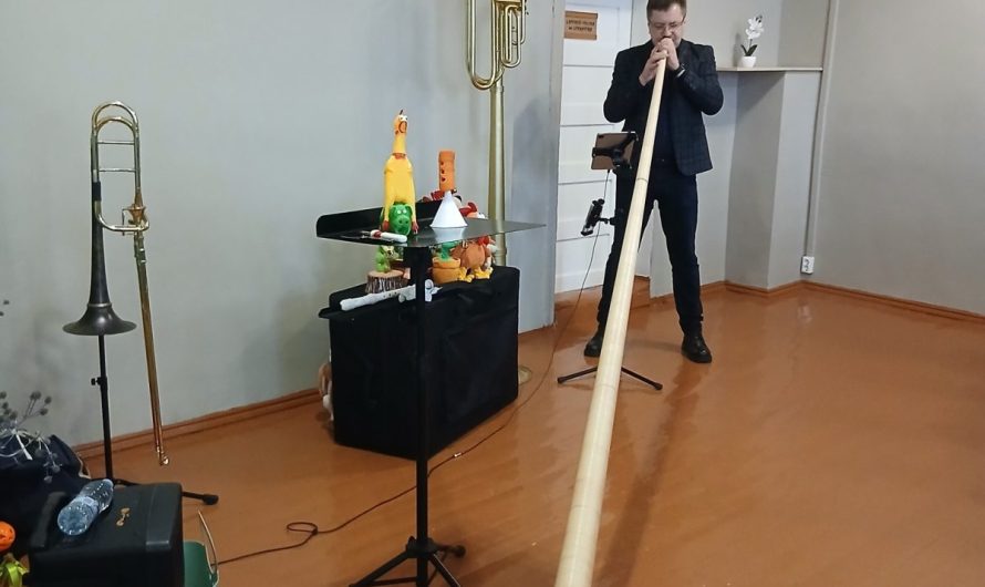 Pūšaminstrumentu instrumentāla izrāde “Pūt un palaid”