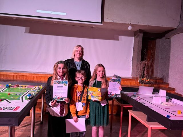 Mums pašiem savi topošie robotikas inženieri!