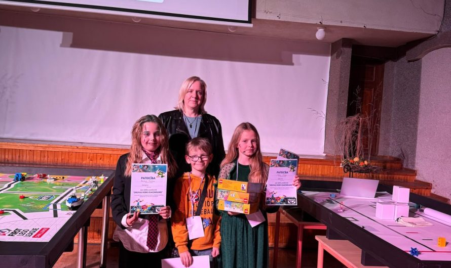 Mums pašiem savi topošie robotikas inženieri!