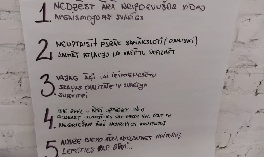 Pašpārvaldes skolēni gūst jaunas zināšanas