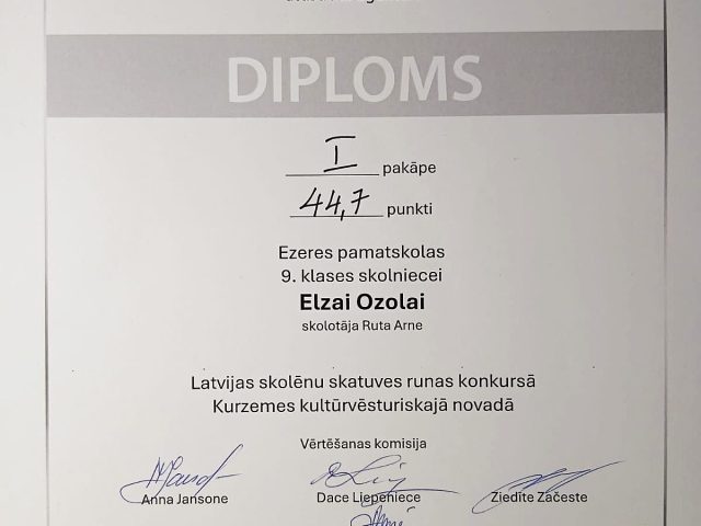 Skolēnu skatuves runas konkurss